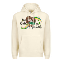 Sandshell St. Patrick' Too cute to pinch Premium Hoodie - CowGirlArtShop