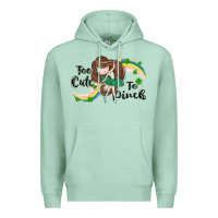 Seafoam St. Patrick' Too cute to pinch Premium Hoodie - CowGirlArtShop