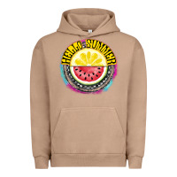 Pigment Burro Hello Summer Urban Hoodie - CowhideDigitalArt
