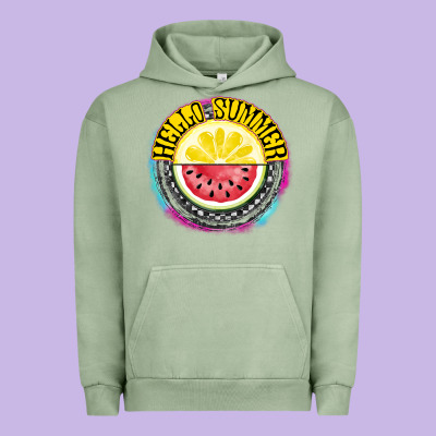 Hello Summer Urban Hoodie Designed By Cowhidedigitalart