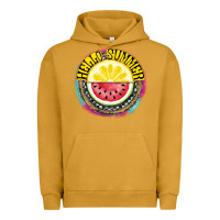 Pigment Peanut Butter Hello Summer Urban Hoodie - CowhideDigitalArt