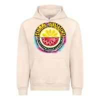 Sandshell Hello Summer Urban Hoodie - CowhideDigitalArt