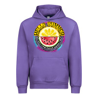 Tulip Hello Summer Urban Hoodie - CowhideDigitalArt