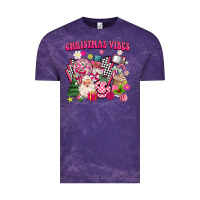 Cloud Purple retro pink christmas vibes Vintage Tee - MaliasSmallBusiness