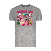 Cloud Rock retro pink christmas vibes Vintage Tee - MaliasSmallBusiness