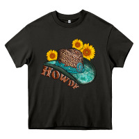 Asphalt howdy leopard tooled leather hat Heavy Core Tee - AdoDesignShop