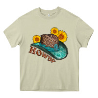 Mossy howdy leopard tooled leather hat Heavy Core Tee - AdoDesignShop