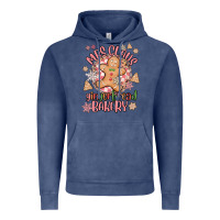 Vintage Denim mrs claus gingerbread bakery Vintage Hoodie - MaliasSmallBusiness