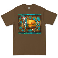 Cacao western horse sunset turquoise's gemstones mousepad Premium Tee - BarkalooDesign