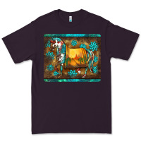 Plum western horse sunset turquoise's gemstones mousepad Premium Tee - BarkalooDesign