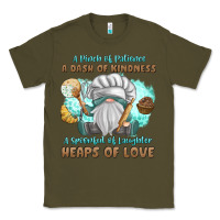 Army Green A Pinch Of Patience a Das Of Kindness Classic Tee - MaliasSmallBusiness
