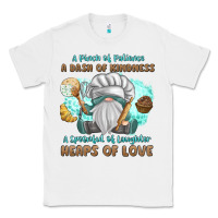 White A Pinch Of Patience a Das Of Kindness Classic Tee - MaliasSmallBusiness