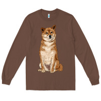 Chestnut shiba inu Long Sleeve Tee - RanaPortraitStore