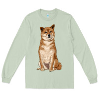 Matcha shiba inu Long Sleeve Tee - RanaPortraitStore