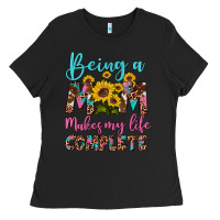 Black being a mom makes my life complete Ladies Tee - Artiststas