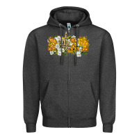 Charcoal Heather 2024 skeleton middle finger new year Zipper Hoodie - CowGirlArtShop