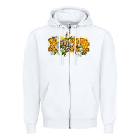 White 2024 skeleton middle finger new year Zipper Hoodie - CowGirlArtShop