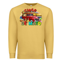 Antique Gold Cinco de mayo truck Premium Sweatshirt - FaDigitalArtStudio