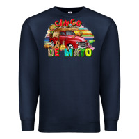 Navy Cinco de mayo truck Premium Sweatshirt - FaDigitalArtStudio