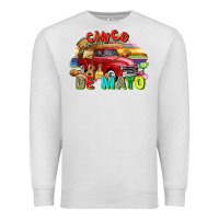 Oatmeal Heather Cinco de mayo truck Premium Sweatshirt - FaDigitalArtStudio