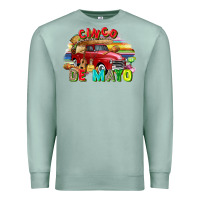 Seafoam Cinco de mayo truck Premium Sweatshirt - FaDigitalArtStudio
