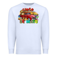 White Cinco de mayo truck Premium Sweatshirt - FaDigitalArtStudio