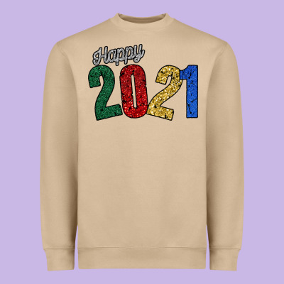Happy 2021 Heavyweight Sweatshirt Designed By Bettercallsaul