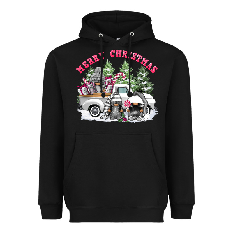 Merry Christmas Gnomies Heavyweight Hoodie by FaDigitalArtStudio | Teevron