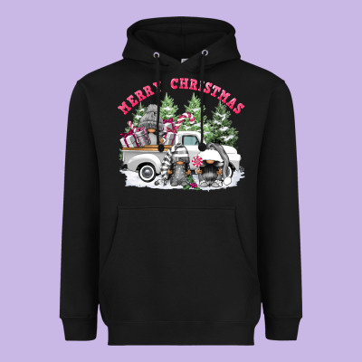 Merry Christmas Gnomies Heavyweight Hoodie Designed By Fadigitalartstudio