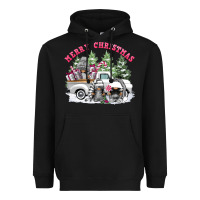 Black merry christmas gnomies Heavyweight Hoodie - FaDigitalArtStudio
