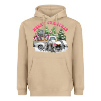 Mushroom merry christmas gnomies Heavyweight Hoodie - FaDigitalArtStudio