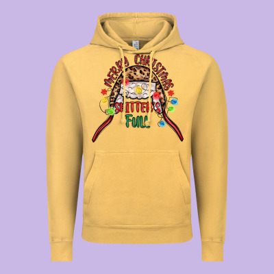 Merry Christmas Shitter S Full Vintage Hoodie Designed By Maliassmallbusiness