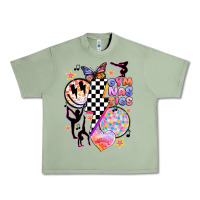 Oil Green retro gymnastics Urban Heavy Tee - JahusDesignShop