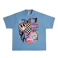 Pebble Blue retro gymnastics Urban Heavy Tee - JahusDesignShop
