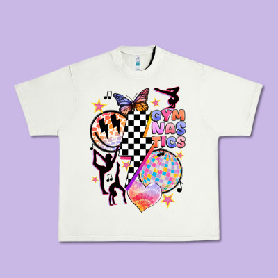 Retro Gymnastics Urban Heavy Tee Designed By Jahusdesignshop