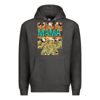 Charcoal Heather Western Mama can cooler Mother's Day Premium Hoodie - HowdyJamesFarm