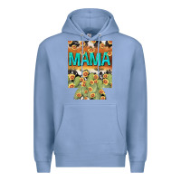 Colony Blue Western Mama can cooler Mother's Day Premium Hoodie - HowdyJamesFarm