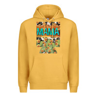 Mustard Western Mama can cooler Mother's Day Premium Hoodie - HowdyJamesFarm