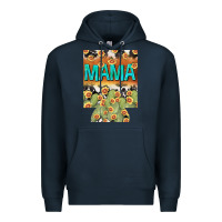 Navy Western Mama can cooler Mother's Day Premium Hoodie - HowdyJamesFarm