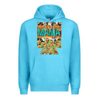 Ocean Blue Western Mama can cooler Mother's Day Premium Hoodie - HowdyJamesFarm