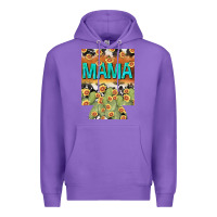 Purple Western Mama can cooler Mother's Day Premium Hoodie - HowdyJamesFarm