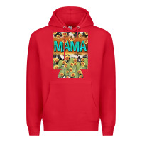 Red Western Mama can cooler Mother's Day Premium Hoodie - HowdyJamesFarm