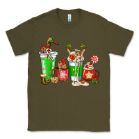 Army Green Elf coffee cups Classic Tee - NancyCooperArtShop