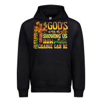 Black Autumn Is God's way Of Showing Us How Beautiful Ch Urban Hoodie - CowhideDigitalArt