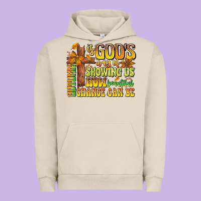 Autumn Is God's Way Of Showing Us How Beautiful Ch Urban Hoodie Designed By Cowhidedigitalart