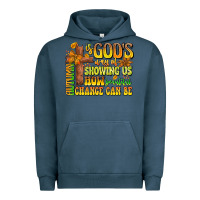 Pigment Midnight Navy Autumn Is God's way Of Showing Us How Beautiful Ch Urban Hoodie - CowhideDigitalArt