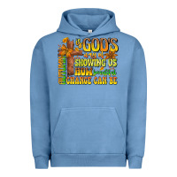 Pigment Pebble Blue Autumn Is God's way Of Showing Us How Beautiful Ch Urban Hoodie - CowhideDigitalArt