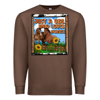 Chestnut western just a girl who loves horses Premium Sweatshirt - OliviaCreatesArt