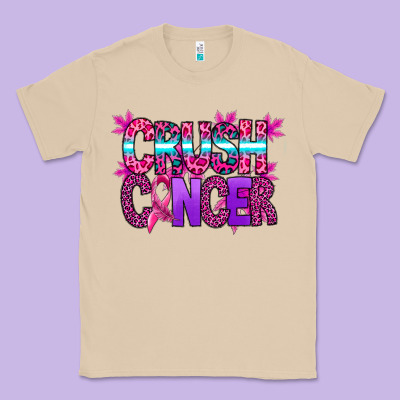 Crush Cancer Classic Tee Designed By Sublimationcraftshop