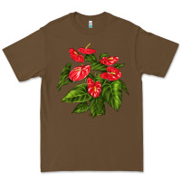 Cacao anthurium Premium Tee - LillyAllenDesigns